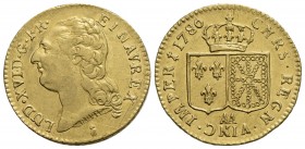 FRANCIA - Luigi XVI (1774-1792) - Luigi d'oro - 1786 AA - AU Kr.. 591,2 - bello SPL