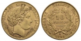 FRANCIA - Terza Repubblica (1870-1940) - 10 Franchi - 1899 A - AU Kr. 846 - qSPL