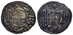 FRANCIA - CONTEA DI CHARTRES - Denaro - (MI g. 1,32) R Patina di antica collezione - BB+/BB