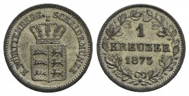 GERMANIA - WURTTEMBERG - Carlo I (1864-1891) - Kreuzer - 1873 - AG Kr. 612 - FDC