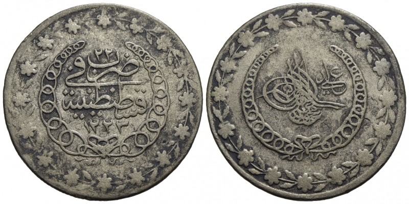 TURCHIA - Mustafa IV (1807-1808) - 5 Kurush - 1223/22 (1808) - (AG g. 15,55) Kr....