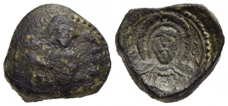 MESSINA - Ruggero II (1105-1154) - Doppio follaro - Ruggero seduto in trono - R/...