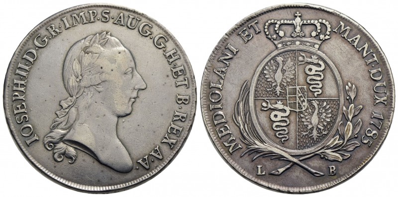 MILANO - Giuseppe II d'Asburgo-Lorena (1780-1790) - Scudo - 1785 - AG CNI 33; Mo...