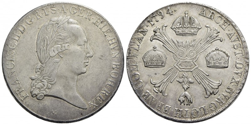 MILANO - Francesco II d'Asburgo - Lorena (1792-1800) - Crocione - 1794 - AG R CN...