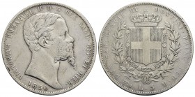 Vittorio Emanuele II (1849-1861) - 5 Lire - 1850 G - AG R Pag. 370; Mont. 41 - qBB