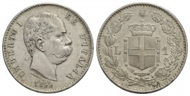 Umberto I (1878-1900) - Lira - 1899 - AG Pag. 606; Mont. 52 - SPL+/FDC