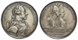 SAVOIA - Vittorio Amedeo III (1773-1796) - Medaglia - 1775 - Nozze di Carlo Emanuele e Maria Clotilde - Busto a d. - R/ Busti affiancati Opus: Lavy Ø:...