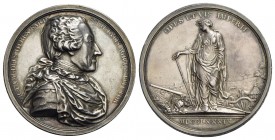 SAVOIA - Vittorio Amedeo III (1773-1796) - Medaglia - 1789 - Società l'agricoltura - Busto a d. - R/ Allegoria Opus: Lavy Ø: 50 mm. - (AG g. 71) R U. ...