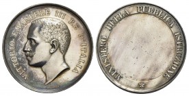 SAVOIA - Vittorio Emanuele III (1900-1943) - Medaglia - Ministero della pubblica istruzione - Testa a s. - R/ Scritta circolare Opus: Speranza Ø: 47 m...
