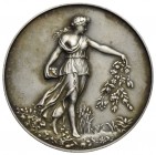 SAVOIA - Vittorio Emanuele III (1900-1943) - Medaglia - Primavera - Primavera andante a d. con ramo fiorito - R/ Liscio Opus: Speranza Ø: 45 mm. - (AG...