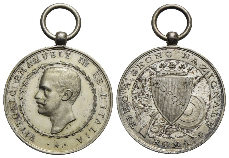 SAVOIA - Vittorio Emanuele III (1900-1943) - Medaglia - Tiro a segno nazionale -...