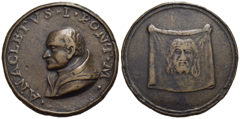 PAPALI - San Anacleto (80-92) - Medaglia - Busto a d. - R/ Telo della Veronica c...