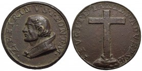 PAPALI - San Zefirio (203-220) - Medaglia - Testa a s. - R/ Croce Opus: G.B. Pozzo Ø: 41 mm. - (AE g. 36,19) Di restituzione (sec. XVIII) - BB