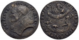PAPALI - Stefano II (752-757) - Medaglia - Busto a s. - R/ San Pietro pasce le pecore Ø: 40 mm. - (AE g. 36,37) Di restituzione - qBB