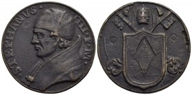 PAPALI - Stefano IV (816-817) - Medaglia - Busto a s. con camauro - R/ Stemma papale su chiavi decussate e triregno Opus: G.B. Pozzo Ø: 41 mm. - (AE g...