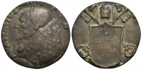 PAPALI - Anastasio III (911-913) - Medaglia - Busto con piviale a s. - R/ Stemma vuoto su chiavi decussate e triregno Opus: P.H.M. Ø: 38 mm. - (AE g. ...