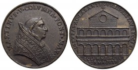 PAPALI - Martino V (1417-1431) - Medaglia - Busto a d.con piviale - R/ Basilica Opus: Paladino Ø: 40 mm. - (AE g. 22,7) - SPL+