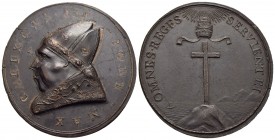 PAPALI - Callisto III (1455-1458) - Medaglia - Busto a s. con mitria e piviale - R/ Croce su altura, sormontata da triregno radiato Opus: Paladino Ø: ...