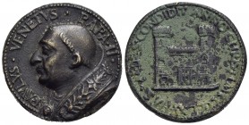 PAPALI - Paolo II (1464-1471) - Medaglia - 1465 - Palazzo Venezia - Busto con piviale a s. - R/ Palazzo Venezia Ø: 32 mm. - (AE g. 23,79) R Mod. 88 - ...