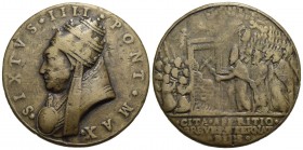 PAPALI - Sisto IV (1471-1484) - Medaglia - Busto con piviale e triregno a s. - R/ Apertura della Porta Santa Opus: Paladino Ø: 41 mm. - (AE g. 32,75) ...