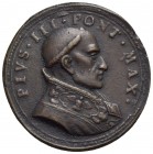 PAPALI - Pio III (1503) - Medaglia - Uniface - Busto a d. Ø: 37 mm. - (AE g. 24) Di restituzione (sec. XVIII) - BB