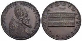 PAPALI - Paolo III (1534-1549) - Medaglia - A. XVI - Busto con piviale a d. - R/ Palazzo Farnese Opus: Cesati Ø: 34 mm. - (AE g. 18,91) Mod. 341 Ricon...