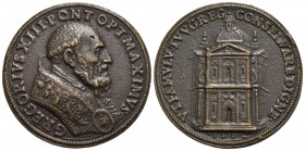 PAPALI - Gregorio XIII (1572-1585) - Medaglia - 1582 - Santa Maria dei Monti - Busto a d. con piviale - R/ Facciata della chiesa Opus: Fragni Ø: 37 mm...