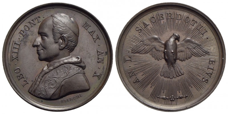 PAPALI - Leone XIII (1878-1903) - Medaglia - A. X (1887) - 15° Anniversario di S...