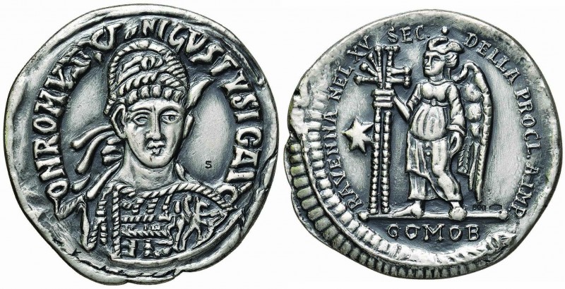 CITTA' - Ravenna - Medaglia - 1975 - Romolo Augusto 15° centenario Imperatorore ...