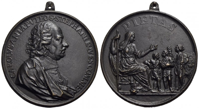 PERSONAGGI - Carlo Antonio Puteo (Dal Pozzo) (1547-1607) - Medaglia - Ordine cav...