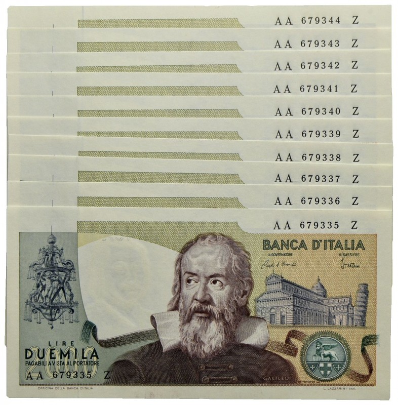 BANCA d'ITALIA - Repubblica Italiana (emissioni in lire) (1946-2001) - 2.000 Lir...