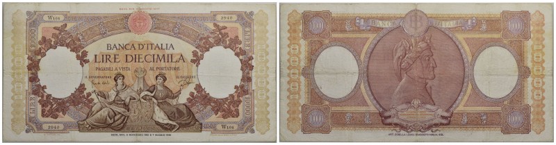 BANCA d'ITALIA - Repubblica Italiana (emissioni in lire) (1946-2001) - 10.000 Li...