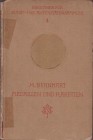 BERNHART Max. Medaillen und Plaketten. Berlin, 1920. Hardcover, pp. 272, ill. RARE back sticker