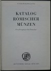 KANKELFITZ Ralph B. Katalog Römischer Münzen - Von Pompejus bis Romulus. Battenberg, Munchen, 1981 Hardcover without jacket, pp. 576, ill.