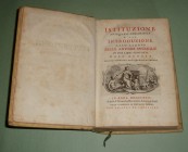 ZACCARIA Francesco Antonio. Istituzione antiquario-numismatica o sia introduzione allo studio delle antiche medaglie in due libri proposta. In Roma, M...
