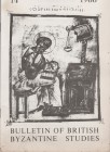 BULLETIN OF BRITISH BYZANTINE STUDIES. n. 14, 1988. Birmingham, 1988 Paperback,pp. 44