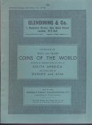 GLENDINING & Co. Auction London 22-23/11/1972. Catalogue of gold and silver Coins of the World, including an exstensive series of coins of South Ameri...