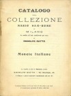 RATTO Rodolfo. Milano Asta 8/3/1909: Collezione Mario San-Rome, Monete Italiane. Editorial binding, nn. 2268, tavv. 9 VERY RARE lost covers