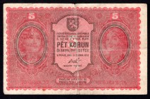 Czechoslovakia 5 Korun 1919
P# 7a