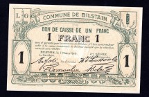 Belgium 1 Franc 1915
Commune de Bilstain