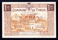 Belgium 1 Franc 1915
Commune de Theux