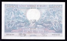 Belgium 10 000 Francs - 2000 Belgas 1942
P# 105; 07/08/42; XF