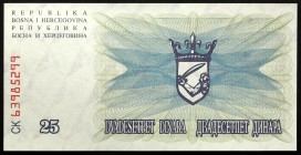 Bosnia and Herzegovina 25000 Dinara 1993
P# 54b; № CK63985299; UNC