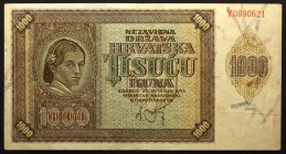 Croatia 1000 Kuna 1941
P# 4; № Y0890621