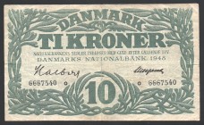 Denmark 10 Kroner 1948
P# 37e