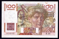 France 100 Francs 1940
P# 128a; VF