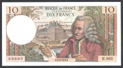 France 10 Francs 1973 RARE!
P# 147d; № 2260789660; UNC; "Voltaire"; RARE!