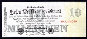 Germany 10 Millions Mark 1923
P# 96; aUnc