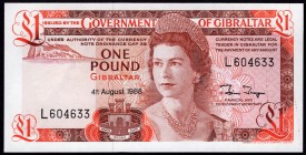 Gibraltar 1 Pound 1988
P# 20; UNC