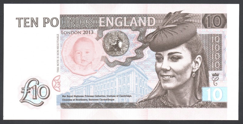 Great Britain 10 Pounds 2013 Specimen RARE
Gabris; UNC